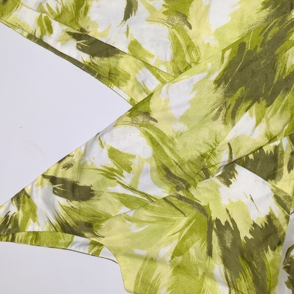 Elegant Yellow and Green Women's Dress - Picture 6 of 10